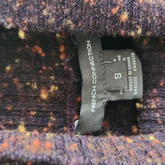French Connection Farah knits longsleeve sweater aubergine small - Picture 5 of 6